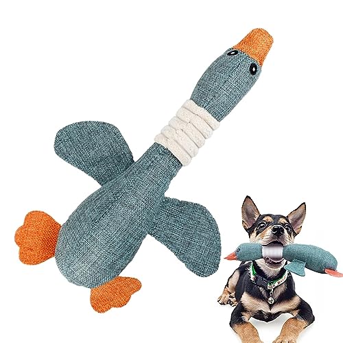 TARAKO Haustier-Gänse-Plüsch-Spielzeug, atmungsaktiv, interaktives Spielzeug, Kauspielzeug, Hundebegleiter für mittelgroße und kleine Welpen, Katzen, Haustiere TARAKO Haustier-Gänse-Plüsch-Spielzeug, atmungsaktiv, interaktives Spielzeug, Kauspielzeug, Hundebegleiter für mittelgroße und kleine Welpen, Katzen, Haustiere von TARAKO