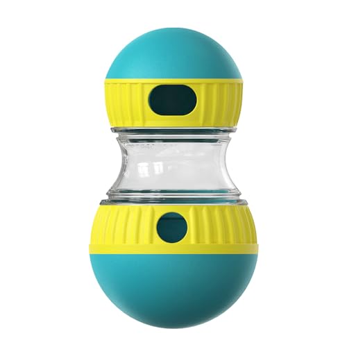 TARAKO Hundeball Leckerli-Spender | Mentale Stimulation Interaktiver Puzzle Leckerli Ball - Sicheres Puzzle Leckerli Ball Futterspender Hundespielzeug Hundefutter Spielzeug Haustier Slow Feeder von TARAKO