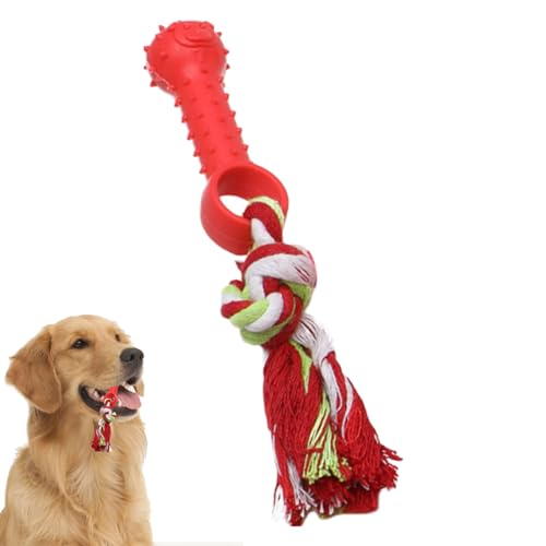 TARAKO Hundeseil-Kauspielzeug | Mundpflege-Seil-Hundespielzeug | Weiches Hundespielzeug, zahnendes Haustierspielzeug, Welpenspielzeug in Lebensmittelqualität für Hunde, Welpen, zum Spielen von TARAKO