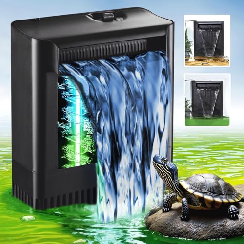 TARARIUM Turtle Filter U V-ery Geeignet für 30-75 Gallonen Turtle Tank Filter Sauberes Wasser Innenfilter Schildkröte Wasserfilter für Amphibien Schildkröte Tank Süß-/Salzwasser trübe Wasser Grün TARARIUM Turtle Filter U V-ery Geeignet für 30-75 Gallonen Turtle Tank Filter Sauberes Wasser Innenfilter Schildkröte Wasserfilter für Amphibien Schildkröte Tank Süß-/Salzwasser trübe Wasser Grün von TARARIUM