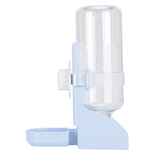 Bunny Food Bowl, Papageien Hamster Wasserbrunnen Plastik Hängende Haustierhund Katzenwasserspender Feeder Kaninchen Wasserspender Meerschweinchenwasserflasche für Kaninchen Katze Welpen (Blue) von TARSHYRY