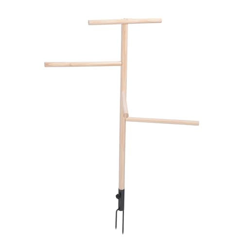 Hühnerplatz, Hühnerleiter Holzküken Barsch -Hähnchenanreicherung Spielzeug mit Eisen Gemahlener Hähnchen -Schlafstangen Coop Hinterhof Geflügelzubehör für Coop Broodter Vogel Hühnerplatz, Hühnerleiter Holzküken Barsch -Hähnchenanreicherung Spielzeug mit Eisen Gemahlener Hähnchen -Schlafstangen Coop Hinterhof Geflügelzubehör für Coop Broodter Vogel von TARSHYRY