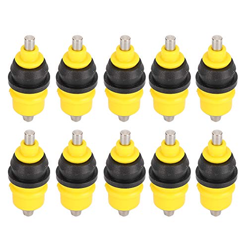 Hühnerwasserer Brustwarzen, Geflügelwasserer 10pcs Ballventil Geflügel Dinker Dinker Automatische Brustwarze Trinkbrunnen Hühnerwasserfutter für Hühnermaterialien Im Freien Im Freien von TARSHYRY