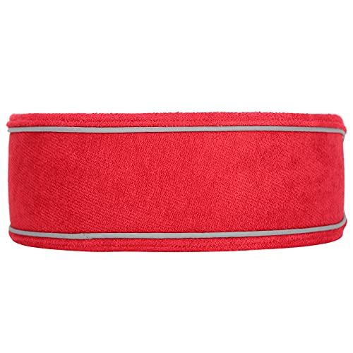 Hundehalsbänder Nutzen Leine, Welpenkragen Atmungsaktiven Reflexionskragen Hundehälfte mit D Ringen Hundekragen für Große Hunde für Kleine Mittelgroßen Hunden (L 66 * 5.0CM) von TARSHYRY