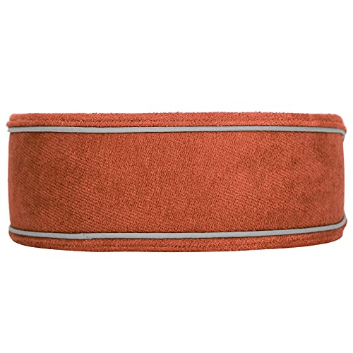 Hundehalsbänder Nutzen Leine, Welpenkragen Atmungsaktiven Reflexionskragen Hundehälfte mit D Ringen Hundekragen für Große Hunde für Kleine Mittelgroßen Hunden (L 66 * 5.0CM) von TARSHYRY