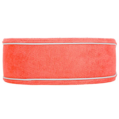 Hundehalsbänder Nutzen Leine, Welpenkragen Atmungsaktiven Reflexionskragen Hundehälfte mit D Ringen Hundekragen für Große Hunde für Kleine Mittelgroßen Hunden (S 46 * 4.0CM) von TARSHYRY