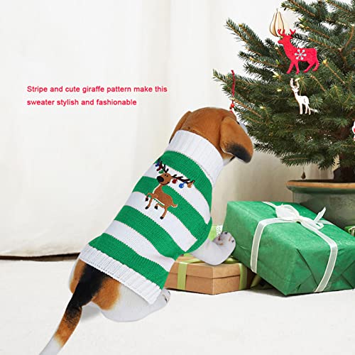 Hundepullover, Welpenpullover Haustier Warmes Wintermantel Kaltes Wetter Kabel Strickwege Hunde Kleidung Hundekleidung für Kleine Hunde für Kleine Mittelgroßen Mädchen Jungen Hundepapler Katze (S) von TARSHYRY