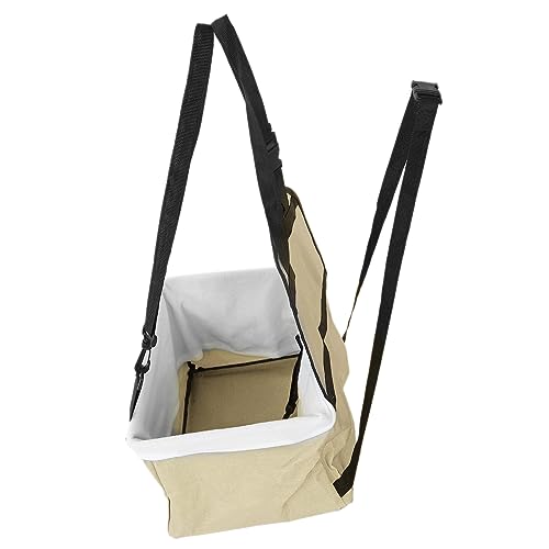 Hundewagensitz, Stagentierträgerbeutel Tragbarer Reisetasche mit Sicherheitstraktionsgürtel und Decken Hundautos für Kleine Hunde Welpen Autositz für Kleine Bis Mittlere Hunde, Welpen (Beige) von TARSHYRY