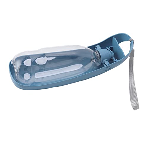 Hundewasserflasche, Faltende Welpen Wasserspender Futterqualität Plastik -Trinkfuttermittel -Wasserschüssel Spender Tragbare Wasserschale für Hund für Haustiere Im Freien Wanderweg 550 Ml (Blue) von TARSHYRY