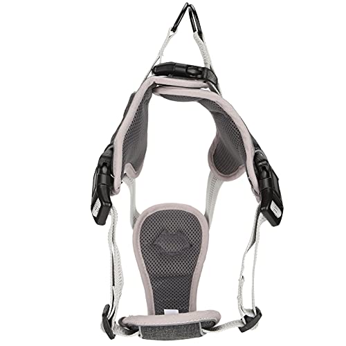 Hundeweste, Blind Hundegurt Kein Zug Verstellbarer Hundeweste Kabelbaum Haustier Wanderkabelbaum mit Leicht Kontrollieren Griff Hunde Reflektierende Weste für Kleine Große Mittelgroße Hund Schwarz von TARSHYRY