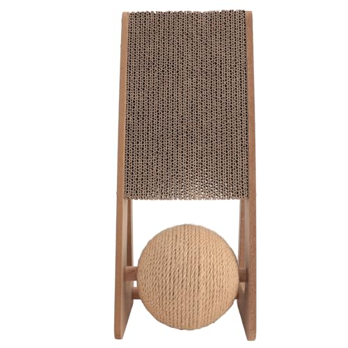 Katzenkratzer, Katzenkratzpolster Großer Katzenkratzer Karton Schützen Möbel Katzenpolster mit Ball Spielzeugkatze für Innenkatzen, 15.75x6.3x4.72in Katzenkratzer, Katzenkratzpolster Großer Katzenkratzer Karton Schützen Möbel Katzenpolster mit Ball Spielzeugkatze für Innenkatzen, 15.75x6.3x4.72in von TARSHYRY