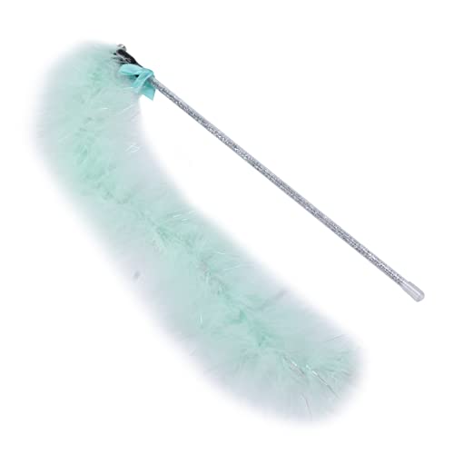 Katzenstab Spielzeug, Katzenspielzeugstange Interaktive Katzenstabspielzeug für Innenkatzen und Kätzchen Katze Teaser Zauberstab String Plüsch Spielzeug Stick für Innenkatzen Kätzchen Spielübung von TARSHYRY
