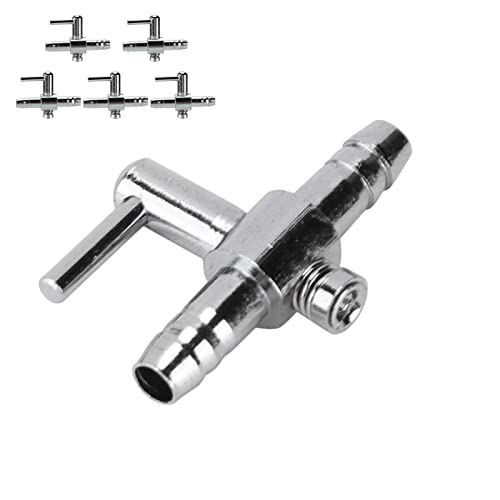 TARSHYRY Aquariumprüfventil, Wasserpumpe 5pcs Edelstahl Aquariumluftventil, 1 -Wege -Luftsteuerventil, Luftstromverteiler Splitter mit Proof Design Aquarium Air Ventil für von TARSHYRY