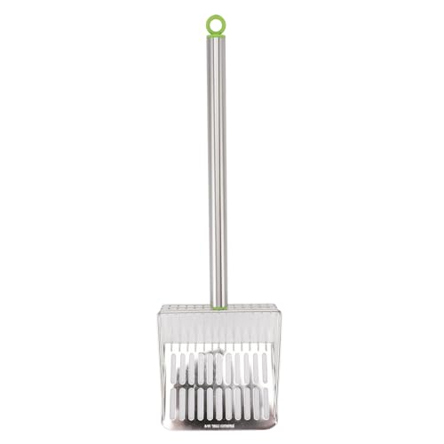 TARSHYRY Edelstahl -Hühnchen -KOT -Schaufel Long Griff Laatsurre Seitsschaufel Zur Haustierreinigung (Green) von TARSHYRY