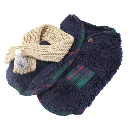 TARSHYRY Hund Winterkleidung Warmes Gemütliches Haustier -Outfit für Kleine Hunde Pommerianische Pudel Bichon Frise (S) von TARSHYRY