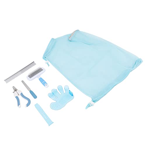 TARSHYRY Katzenbadetasche, Haustier Pflege Waschpinsel Kamm Nagel Clipper Nagel Werkzeug Katzenbad Bad Katze Pflegebeutel Katzennagel Clipper Hängematte für Pflege Trimmohren Haare Sauber von TARSHYRY