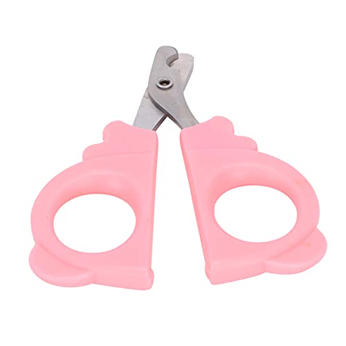 TARSHYRY Katzennagel Clipper, Edelstahl Klauenschneider Trimmer Haustier -Pflegewerkzeughundnagel -Trimmer Katze Klauenschneider für Katzen, Kätzchen, Hamster, Vögel, Kleine Breed Tiere (PINK) von TARSHYRY