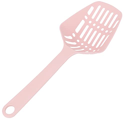 TARSHYRY Katzenstreu Schaufel, Plastikstreu Sifter Scoop Großer Katzenstrauder -Schaufel - Werkzeug mit Rückenhaken Schöpfer Pooper Pooper PET PET Vorräte für Katzen, 13,4x4,7in (PINK) von TARSHYRY