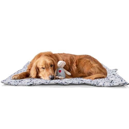 Wiederverwendbare Hundebads, Bodenmatte, 41,3 * 27,6 Zoll, Graue Knochen, Mehrzweckdesign, Komfortable Textur, Breite Anwendungen, Atmungsaktiv, Waschbar, Tragbar für Hunde und Wiederverwendbare Hundebads, Bodenmatte, 41,3 * 27,6 Zoll, Graue Knochen, Mehrzweckdesign, Komfortable Textur, Breite Anwendungen, Atmungsaktiv, Waschbar, Tragbar für Hunde und von TARSHYRY