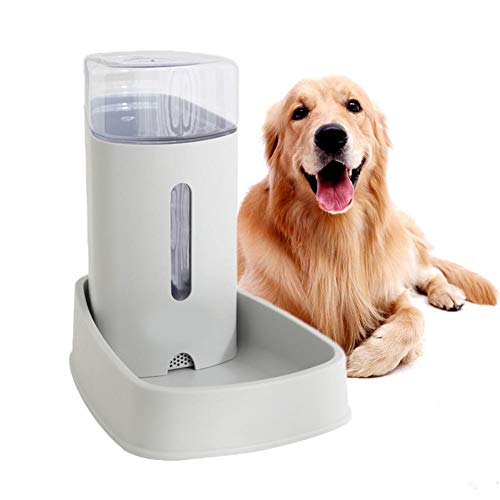 TARTIERY Automatischer Wasserspender für Haustiere, 3,8 l, Wasserspender für Hunde, Katzen, Kaninchen von TARTIERY
