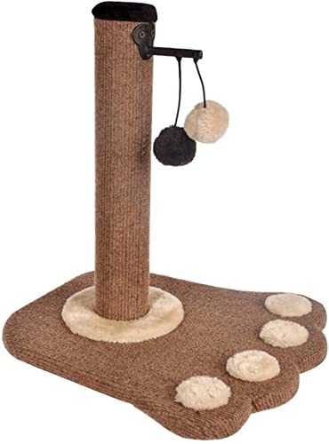 Haustier-Katzenbaum Sisal-Klettergerüst Katzenkratzbaum Abnehmbarer Katzenbaum mit interaktivem Ball Katzenschleifkralle von TATSEN