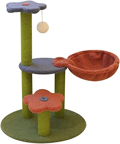 Katzen Klettergerüst Katzennest Baumstange Greifspielzeug Kleine Katzenplattform Turm Heimtierbedarf von TATSEN