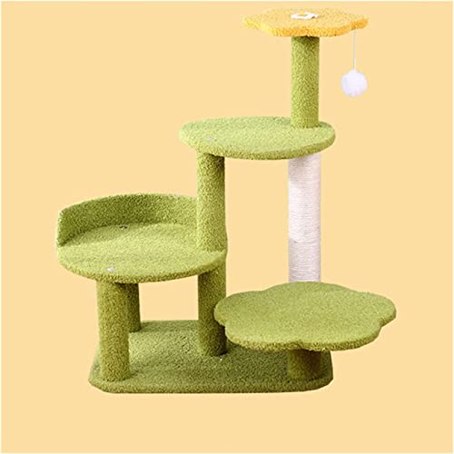 Katzen Turm Katzen Baumhaus Springender Baum Sisal Kratzbaum for Katzen Kratzbaum Kätzchen Kratzspielzeug von TATSEN