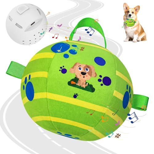 TAUCHGOE Elektrische interaktive Hundebälle mit Bluetooth-Modus, interaktive Hundespielzeug, USB-Ladung, elektrische Pelz, interaktive Hundespielzeug, um Haustiere beschäftigt zu halten von TAUCHGOE