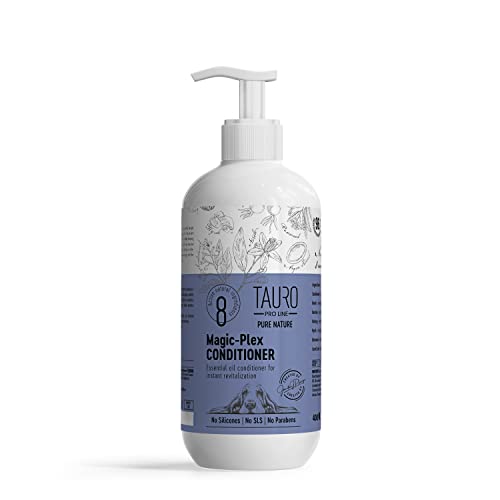 Tauro ProLine Pure Nature Magic Plex Conditioner Hunde und Katzen Sofortige Revitalisierung mit ätherischen Ölen für glänzende und gesunde Haut und Fell Ganz natürliches Pflegeprodukt von TAURO PROLINE