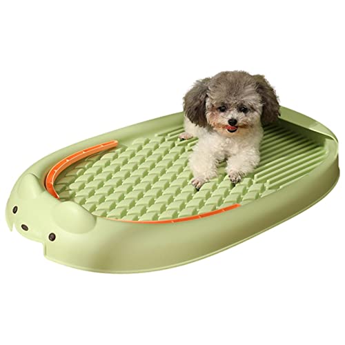 3 Pcs Hundetoilette,Abnehmbares Töpfchen für kleine Hunde | Hundezubehör Doppelschichtige PP-Konstruktion Wee Training Puppy Pinkelbox Grid Design für Zwinger Käfige Hundegehege Tayste von TAYSTE