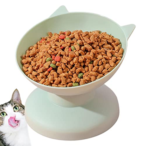 Katzenfutternapf - Anti-Erbrechen Pet Food Water Feeder - Welpenfutterschalen für Futter und Wasser, 15 Grad geneigt, schützen die Wirbelsäule der Katze Tayste von TAYSTE