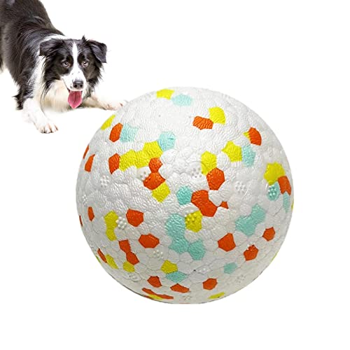 TAYSTE Ballspielzeug für Hunde, Hüpfball für kleine Hunde, Interaktiver Ball zum Training des Fangens und Apportierens von Hunden, Kauspielzeug zum Zahnen, geringes Gewicht und schwimmt im Wasser von TAYSTE