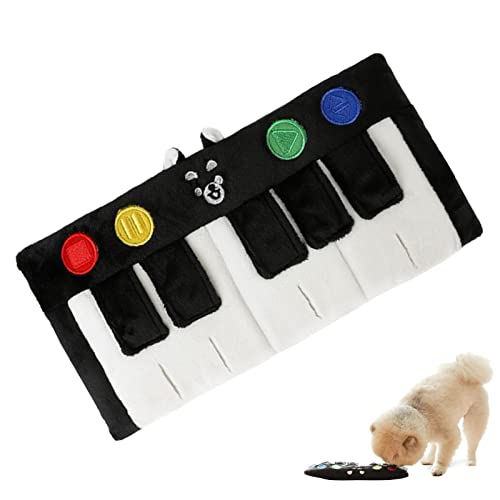 TAYSTE Pet Schnüffelmatte Spielzeug | Interaktives Hundespielzeug zum Stressabbau zum Füttern - IQ Training Plüsch-Hundespielzeug, tragbares Pet Snuffle Mat Toy Slow Feeder Training von TAYSTE