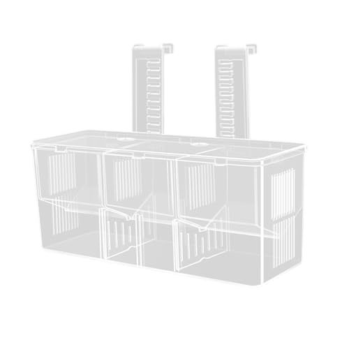 FishTanks Brutkasten für Aquarium, kleine Zuchtbox, transparent, Isolation, Schlüpfbox mit Haken, schwimmender Fischzuchtbehälter FishTanks Brutkasten für Aquarium, kleine Zuchtbox, transparent, Isolation, Schlüpfbox mit Haken, schwimmender Fischzuchtbehälter von TAZIZI
