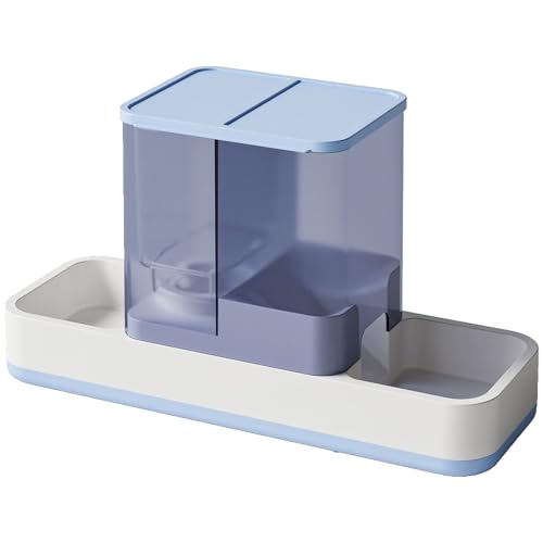 Pet Feeders And Water Dispenser, Cats & Dogs Automatic Feeder And Waterer, Pet Food Container Bowl And Water Fountain, For Cats & Dogs von TAZIZI