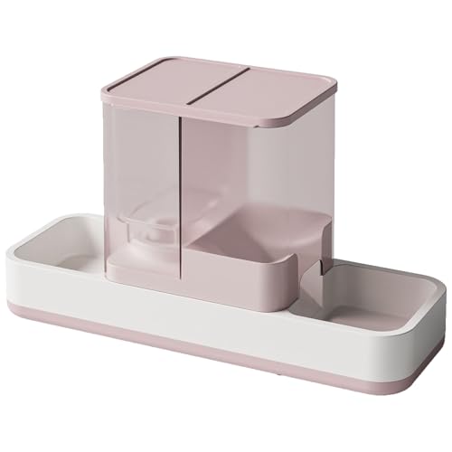 Pet Feeders And Water Dispenser, Cats & Dogs Automatic Feeder And Waterer, Pet Food Container Bowl And Water Fountain, For Cats & Dogs von TAZIZI