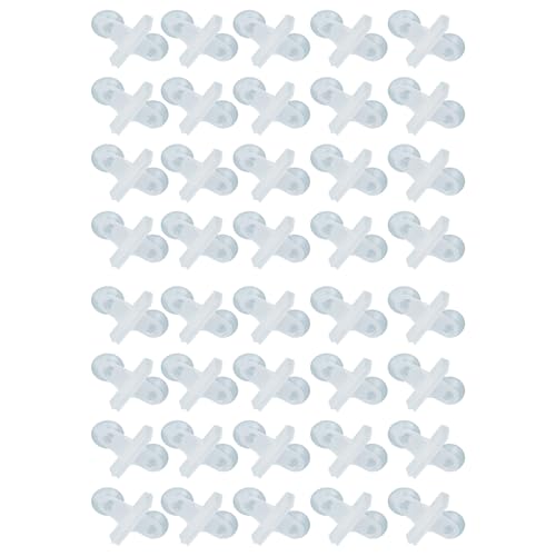 TAZIZI 40 Stück PVC Aquarium Tank Trennclips mit Saugnäpfen für Fischtrennung und Zucht PVC Saugnapf Tanks Trennwände TAZIZI 40 Stück PVC Aquarium Tank Trennclips mit Saugnäpfen für Fischtrennung und Zucht PVC Saugnapf Tanks Trennwände von TAZIZI