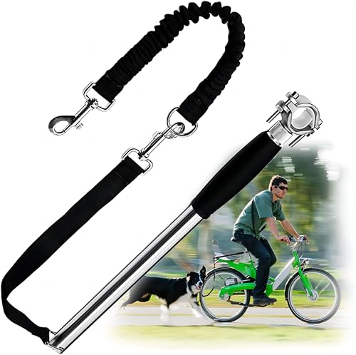 Fahrrad Hundeleine für sicheres Radfahren -einziehbare Fahrradleine Hund, Hundeleine für Fahrradhalterung, verstellbare Fahrrad Leine für Hunde, Hunde Fahrradleine Fahrrad Hundeleine für sicheres Radfahren -einziehbare Fahrradleine Hund, Hundeleine für Fahrradhalterung, verstellbare Fahrrad Leine für Hunde, Hunde Fahrradleine von TAZZOR