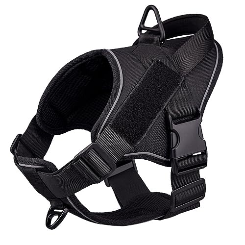 Hundegeschirr Camou Brustgeschirr mit Reflexstreifen Griff Trainingsweste Robust Welpegeschirr Mesh Atmungsaktiv Brustweste Einstellbar Sicherheitsgeschirr für Kleine Mittelgroße Hunde Schwarz M Hundegeschirr Camou Brustgeschirr mit Reflexstreifen Griff Trainingsweste Robust Welpegeschirr Mesh Atmungsaktiv Brustweste Einstellbar Sicherheitsgeschirr für Kleine Mittelgroße Hunde Schwarz M von TCNGKIJIUK