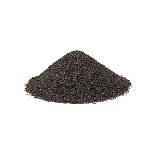 TD STONES Feiner Schwarzer Aquariensand – 0,5-1mm Körnung – Weicher Bodengrund für Süß- & Meerwasseraquarien, Schonend für Empfindliche Fische, Stabilisiert Ökosystem & Fördert Pflanzenwachstum – 24kg von TD STONES