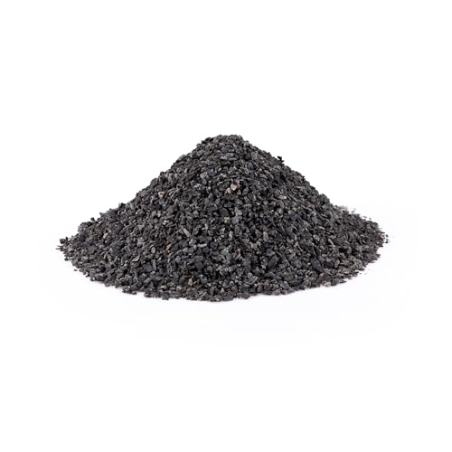 TD STONES Aquarium Kies Schwarz 2kg 2-3mm – Natürlicher, pH-neutraler Naturkies & Aquariumboden für Pflanzen Fische & Garnelen – Dekorativer schadstofffreier Kies für Aquascaping Biotop & Aquariendeko von TD STONES