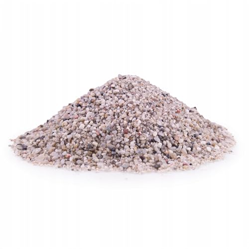 TD STONES Quarzkies Grau 2kg 1-3mm – Natürlicher, pH-neutraler Naturkies & Aquariumboden für Pflanzen, Fische & Garnelen – Dekorativer, schadstofffreier Kies für Aquascaping, Biotop & Aquariendeko von TD STONES