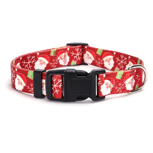 TDTOK Niedliches rotes Weihnachtsmann-Hundehalsband für kleine, mittelgroße und große Hunde, verstellbar, weich, Weihnachtsmann, Weihnachts-Hundehalsband, Urlaub, Haustier-Hundehalsband für Mädchen, TDTOK Niedliches rotes Weihnachtsmann-Hundehalsband für kleine, mittelgroße und große Hunde, verstellbar, weich, Weihnachtsmann, Weihnachts-Hundehalsband, Urlaub, Haustier-Hundehalsband für Mädchen, von TDTOK