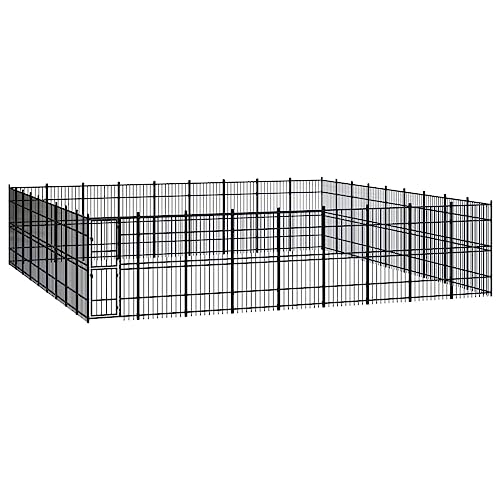 Möbel-Sets-Outdoor Hundehütte Stahl 74,65 m² von TECHPO