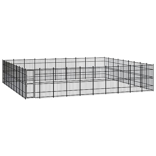 Möbelset-Outdoor Hundehütte Stahl 82,94 m² von TECHPO