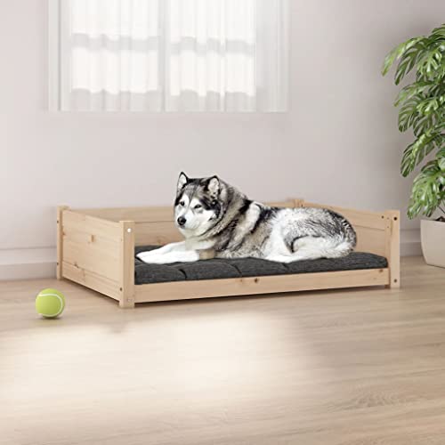TECHPO Möbelset Hundebett 105,5x75,5x28 cm Kiefer massiv von TECHPO