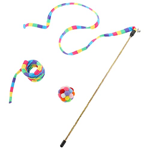 TEHAUX Unterhalten Sie Ihre Katze 1 Set Neckspielzeug Katze Schnurspielzeug Katze für Indoor-Katzen und Spielzeug TEHAUX Unterhalten Sie Ihre Katze 1 Set Neckspielzeug Katze Schnurspielzeug Katze für Indoor-Katzen und Spielzeug von TEHAUX