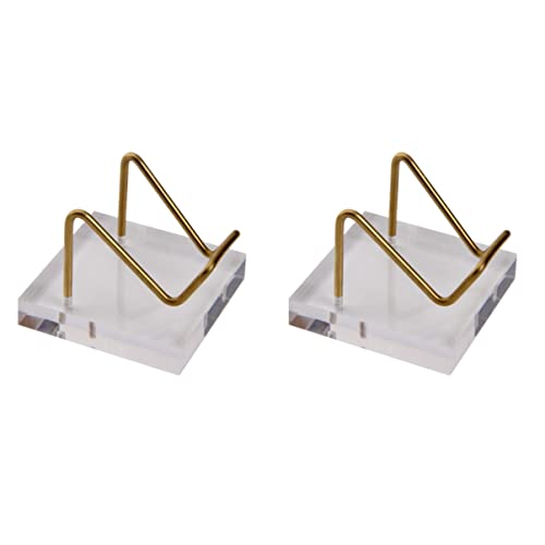 TEHAUX 2 Stücke Schmuck Organizer Schmuck Acryl Kristall Ständer Display Stand Schmuck Basis Lagerung Rack von TEHAUX