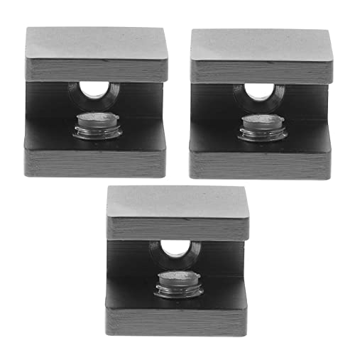 TEHAUX 3 Stück Kupfer-Glas-regalhalterungen Robuste Wandmontierte Verstellbare Regalhalter für Küche/Badezimmer von TEHAUX