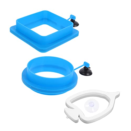 TEHAUX Schwimmender Fischfutterspender 3-teiliges Aquarium-futterring-fischfütterungskreise Langsam Sinkende Schwimmende Futterspender TEHAUX Schwimmender Fischfutterspender 3-teiliges Aquarium-futterring-fischfütterungskreise Langsam Sinkende Schwimmende Futterspender von TEHAUX